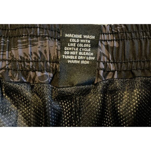 Favant Hawaii Men’s Small Black Shorts Swim Trunks Island Hula Girl Turtle - Picture 6 of 10